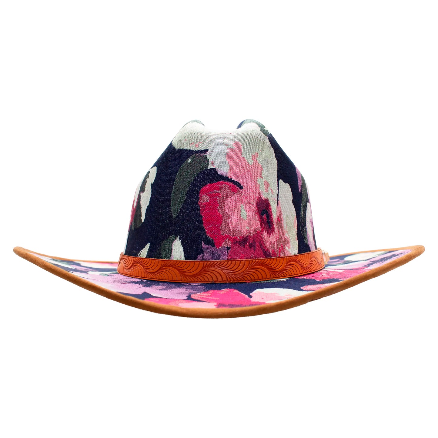 SOMBRERO FLORES FUSCIA