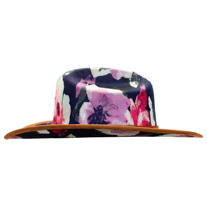 SOMBRERO FLORES FUSCIA