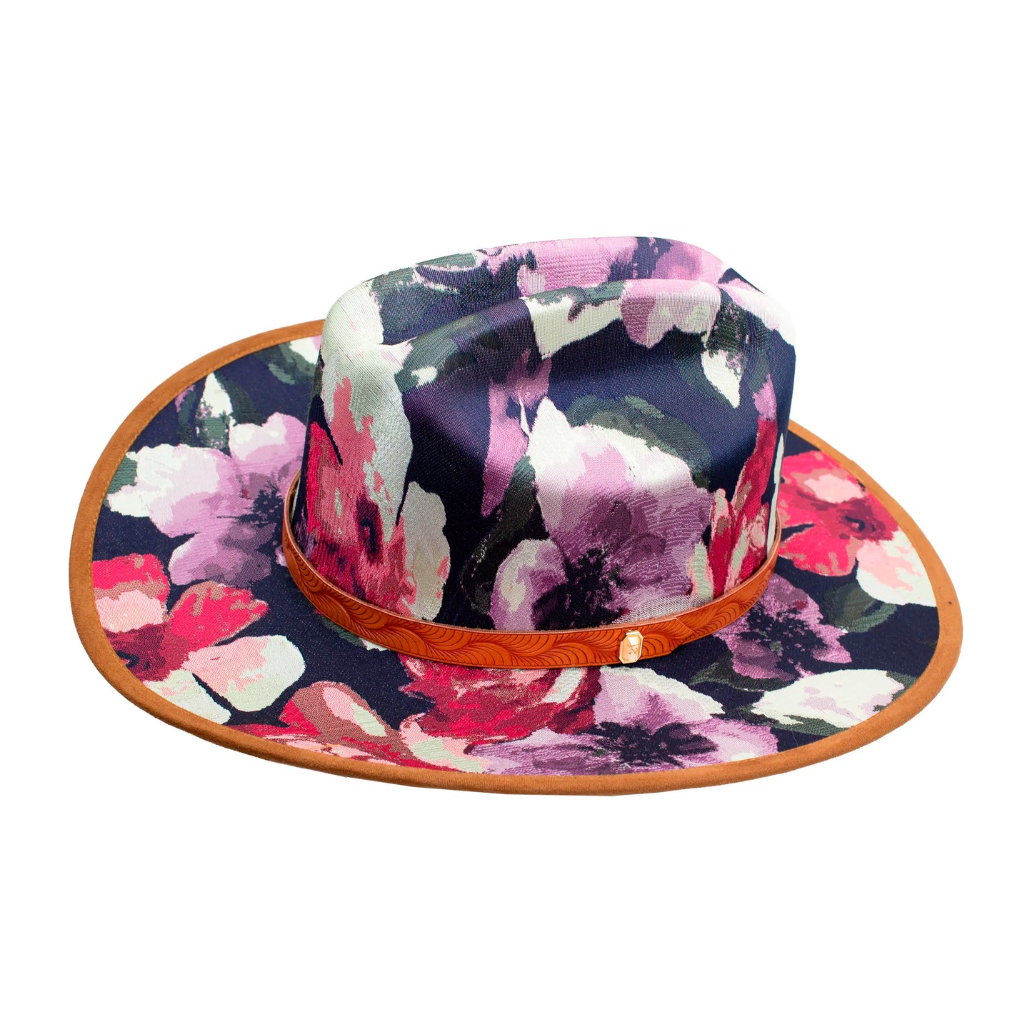 SOMBRERO FLORES FUSCIA