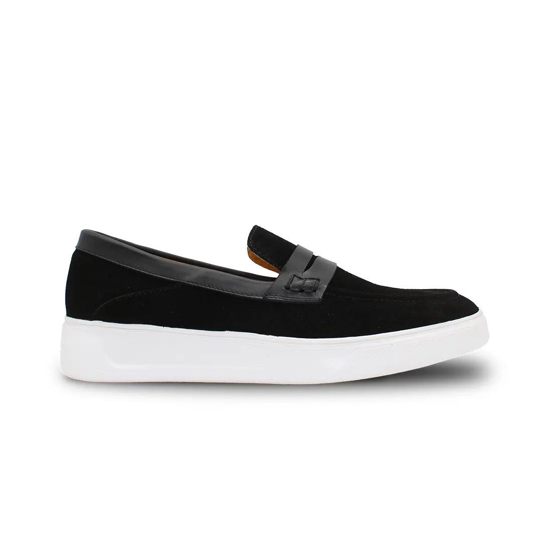 MANOLO 01 GAMUZA NEGRO