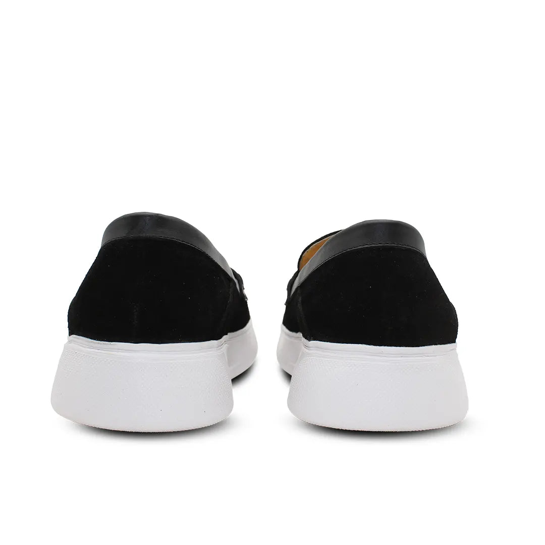 MANOLO 01 GAMUZA NEGRO