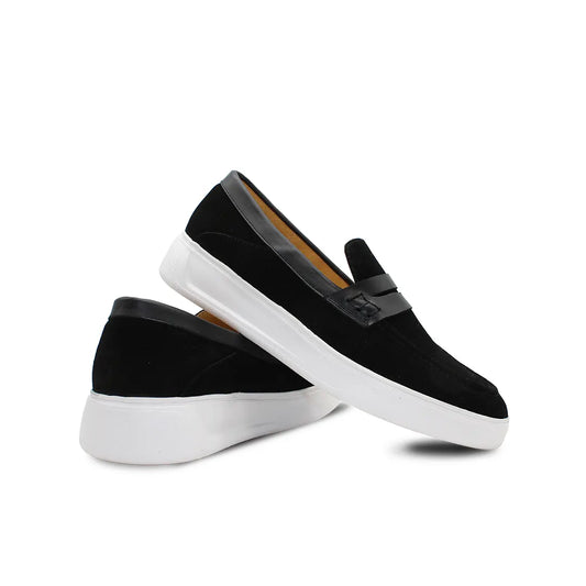 MANOLO 01 GAMUZA NEGRO