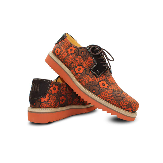 RA-04 NARANJA FLORES CAFÉ