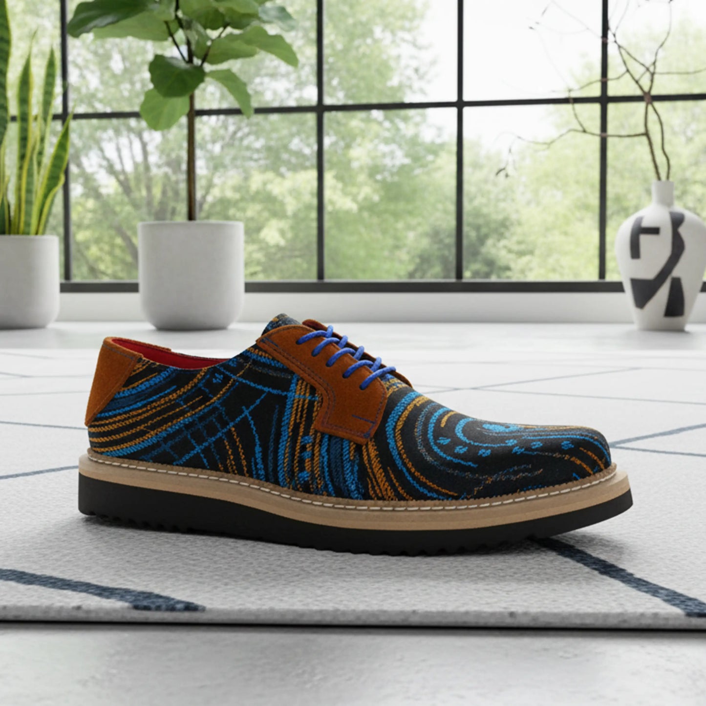 RA-04 REMOLINO AZUL MOSTAZA