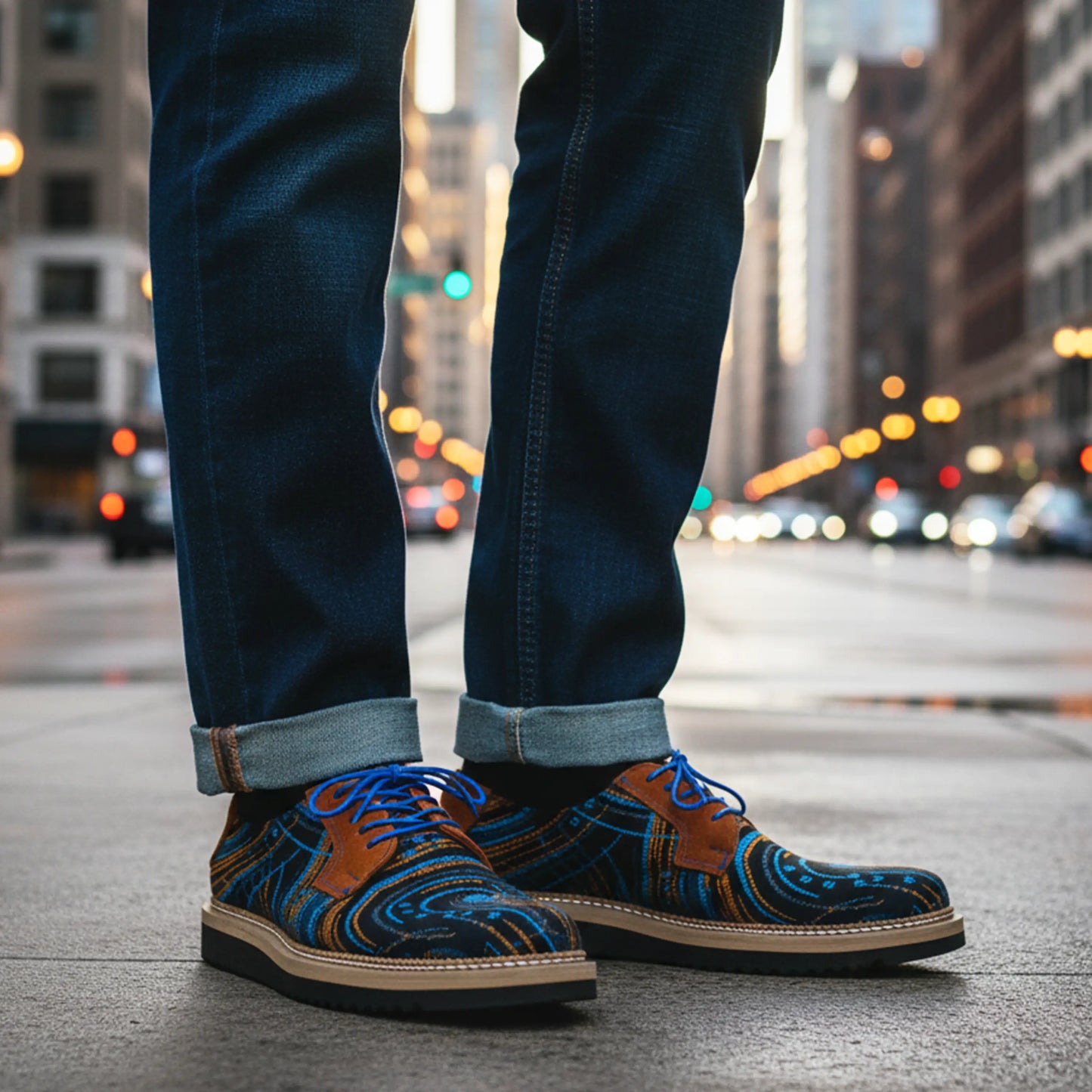 RA-04 REMOLINO AZUL MOSTAZA