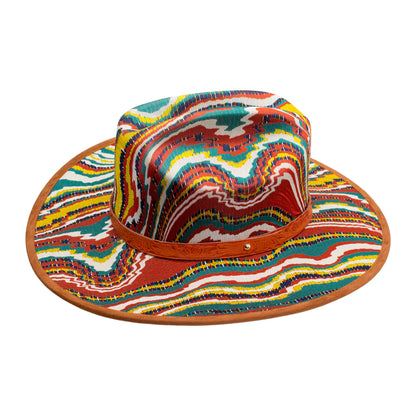 SOMBRERO PSICODELICO MOSTAZA