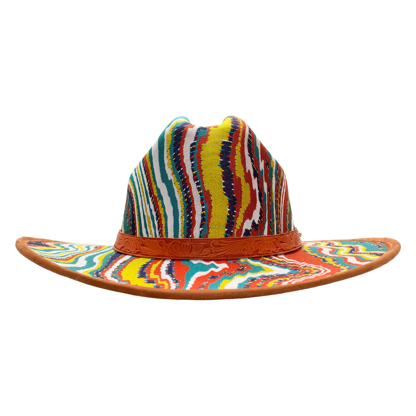 SOMBRERO PSICODELICO MOSTAZA