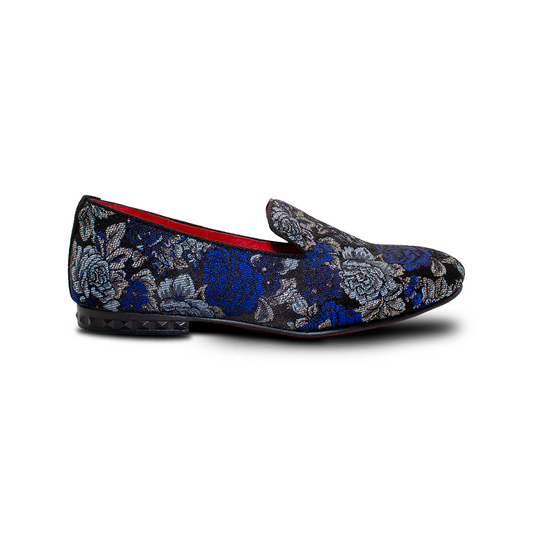 SP-01 FLORES AZUL PLATA
