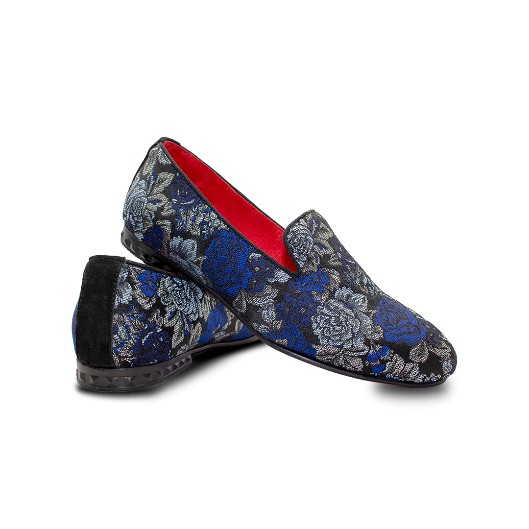 SP-01 FLORES AZUL PLATA